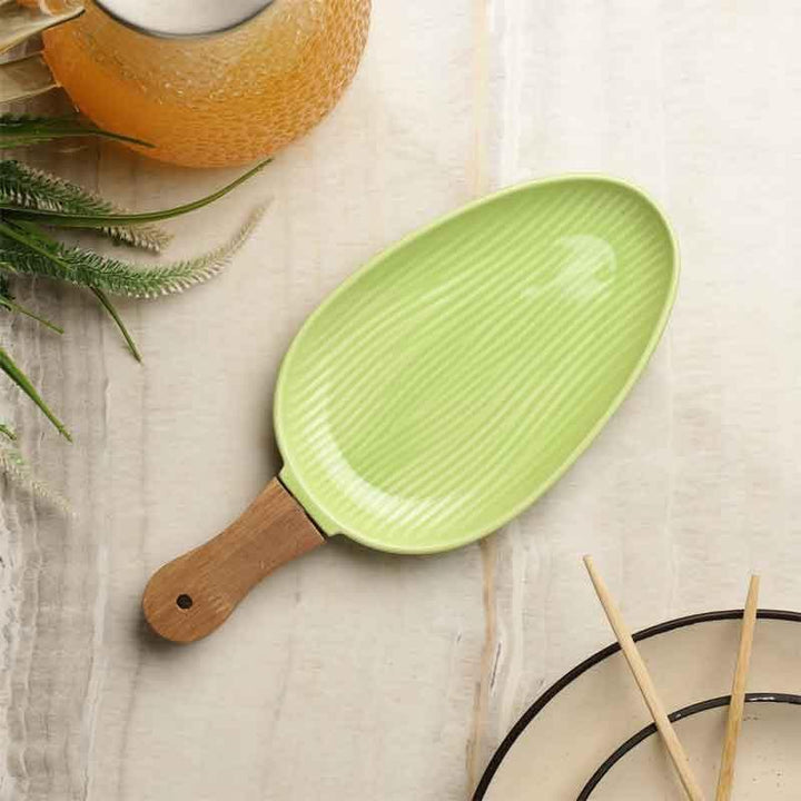 Buy Scoop Whoop Platter - Green at Vaaree online | Beautiful Serving Platter to choose from