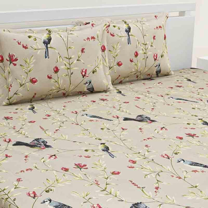 Buy Serenity Bedsheet - Beige at Vaaree online | Beautiful Bedsheets to choose from
