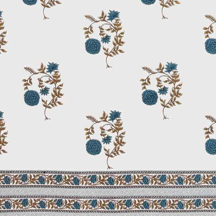 Buy Marigold Bedsheet - Blue at Vaaree online | Beautiful Bedsheets to choose from