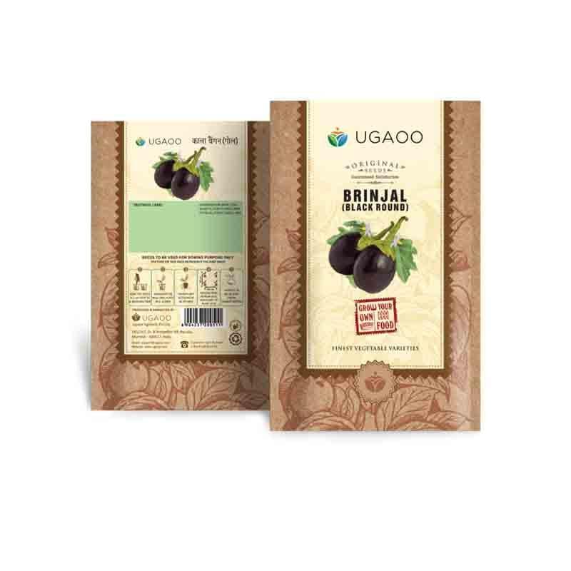 Buy Ugaoo Black Brinjal Seeds (Long) Seeds from Vaaree