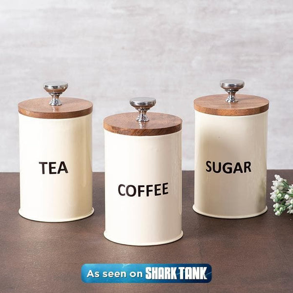 Buy Ikigai Cannister - Set of Three at Vaaree online | Beautiful Container to choose from