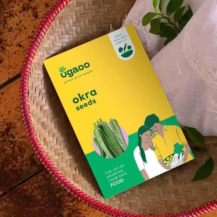 Buy Ugaoo Okra Seeds (Lady Finger) at Vaaree online | Beautiful Seeds to choose from