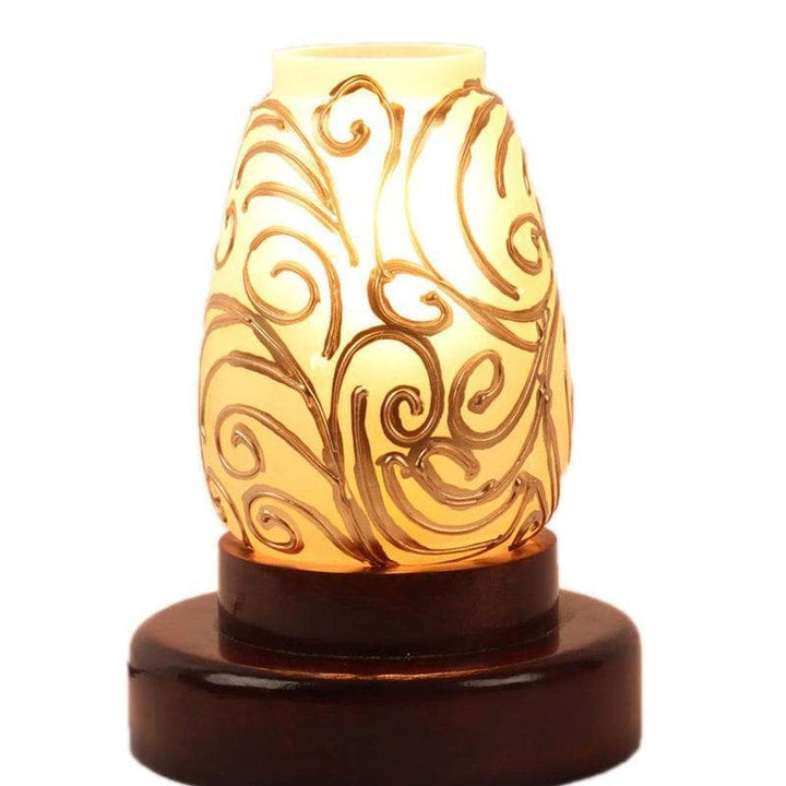 Buy Gold Ripples Table Lamp at Vaaree online | Beautiful Table Lamp to choose from