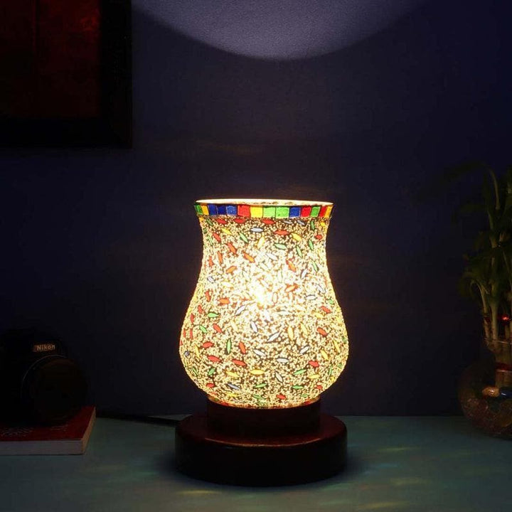 Buy Speckly Mosaic Table Lamp at Vaaree online | Beautiful Table Lamp to choose from