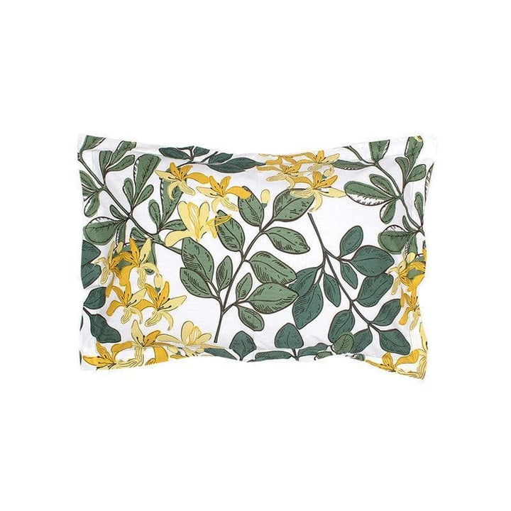 Buy Green Phool Bahaara Pillow Cover- Set Of Two at Vaaree online | Beautiful Pillow Covers to choose from