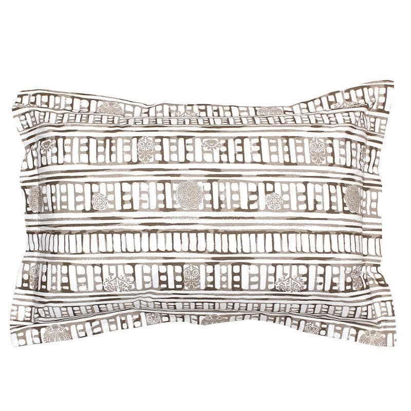 Buy Grey Bricked Pillow Cover- Set Of Two at Vaaree online | Beautiful Pillow Covers to choose from