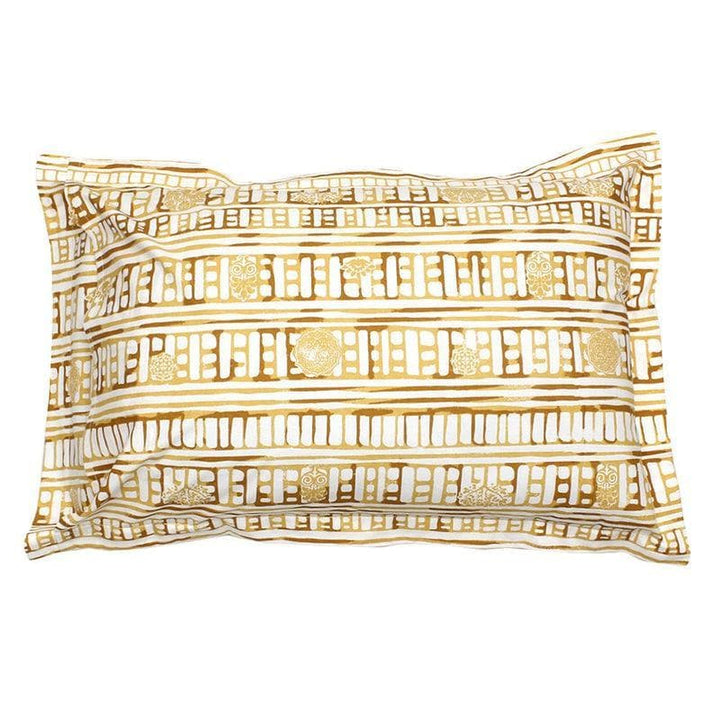 Buy Yellow Bricked Pillow Cover at Vaaree online | Beautiful Pillow Covers to choose from