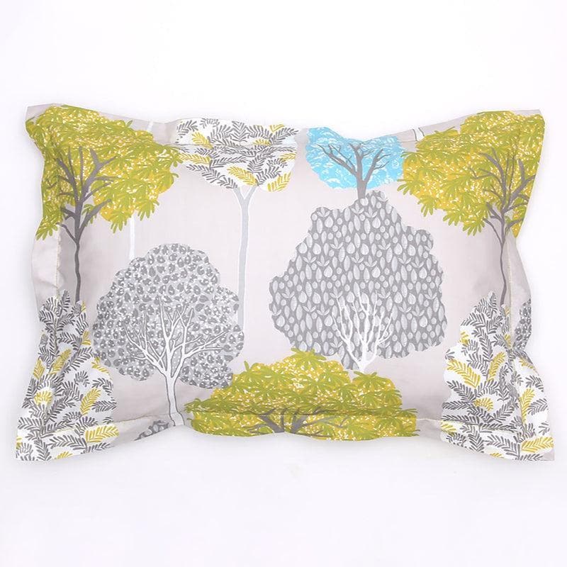 Buy Merry Sequioa Pillow Cover (Green & Blue) - Set Of Two at Vaaree online | Beautiful Pillow Covers to choose from