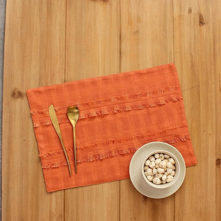 Buy Rust Passion Placemat at Vaaree online | Beautiful Table Mat to choose from