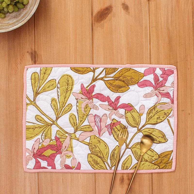 Buy Pink Fall Favourites Placemat at Vaaree online | Beautiful Table Mat to choose from