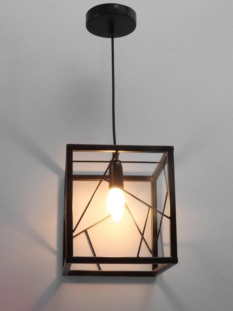 Buy Stylish Black Cage Pendant Lamp at Vaaree online | Beautiful Ceiling Lamp to choose from