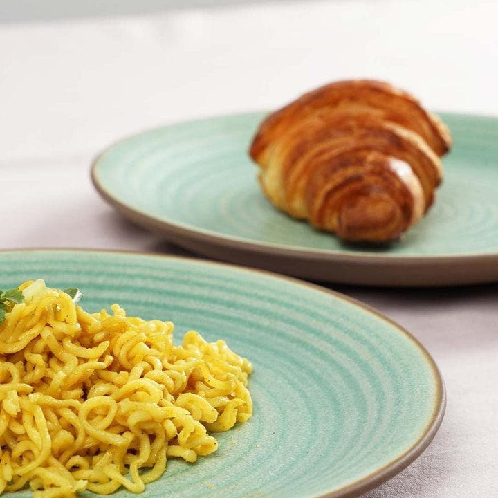 Buy Periwinkle Ribbed Plate at Vaaree online | Beautiful Dinner Plate to choose from