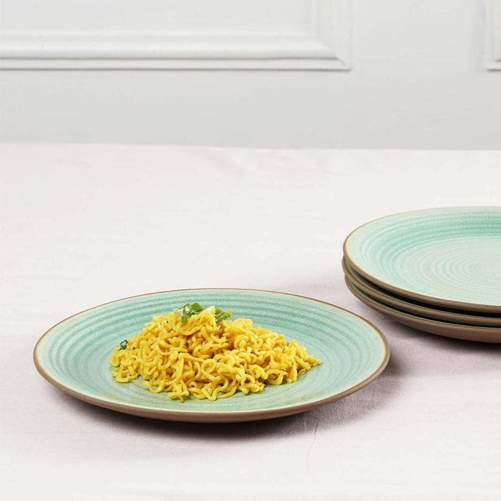 Buy Periwinkle Ribbed Plate at Vaaree online | Beautiful Dinner Plate to choose from