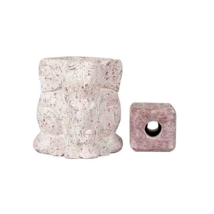 Buy Speckled Tuskan Candle Stand at Vaaree online | Beautiful Showpiece to choose from