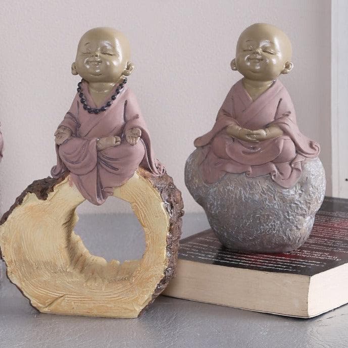 Buy Smiling Baby Buddha Figurines- Set Of Three at Vaaree online | Beautiful Idols & Sets to choose from
