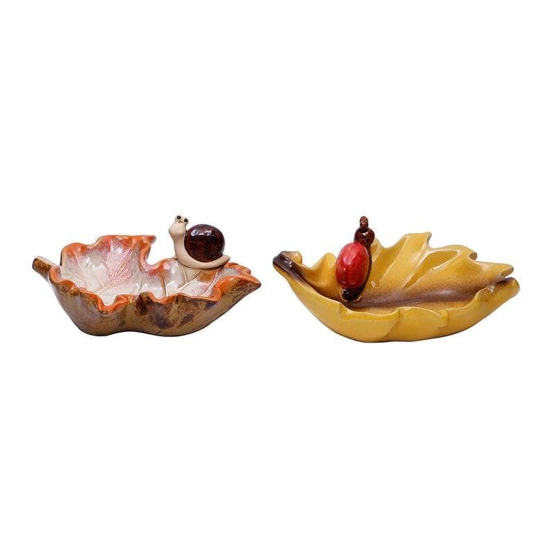 Buy Snail On Shell Tray - Set Of Two at Vaaree online | Beautiful Tray to choose from