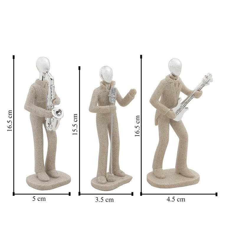 Buy Live Band Figurines - Set Of Three at Vaaree online | Beautiful Showpieces to choose from