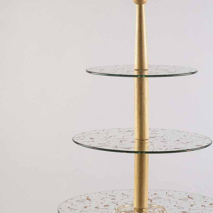 Buy Aurel Tiered Glass Cupcake Stand at Vaaree online | Beautiful Cupcake Stand to choose from