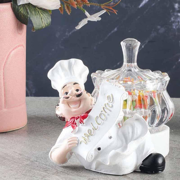 Buy Chef's Sassy Storage Jar at Vaaree online | Beautiful Jars to choose from