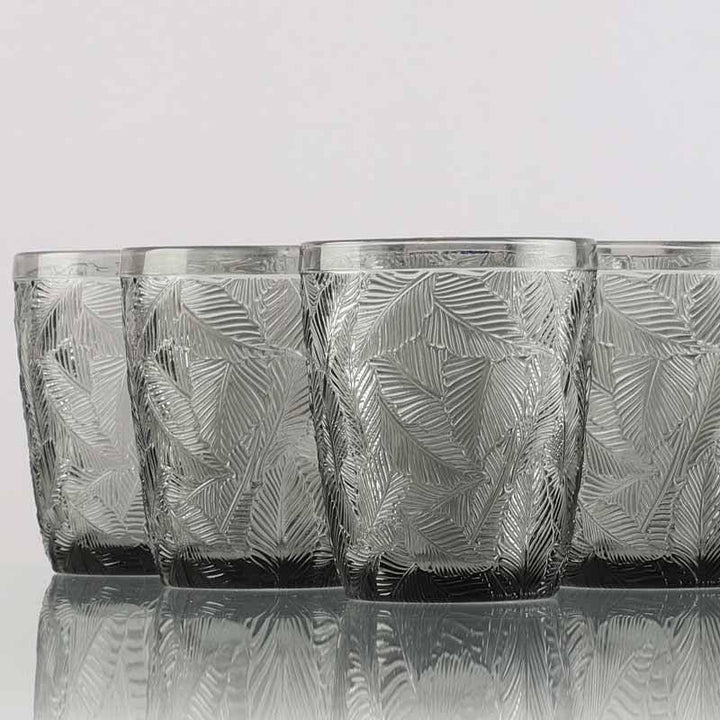 Buy Surreal Embossed Glass - Set Of Six at Vaaree online | Beautiful Drinking Glass to choose from