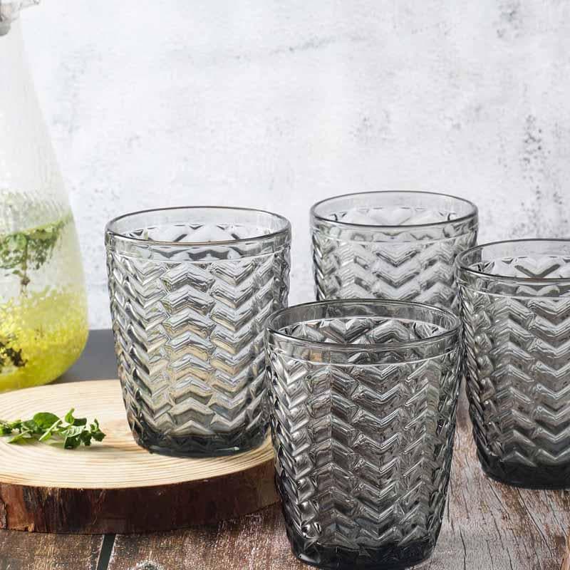 Buy Chevs Glass - Set Of Four at Vaaree online | Beautiful Drinking Glass to choose from