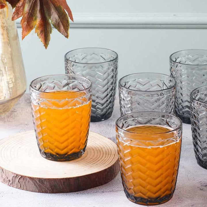 Buy Chevs Glass - Set Of Six at Vaaree online | Beautiful Drinking Glass to choose from