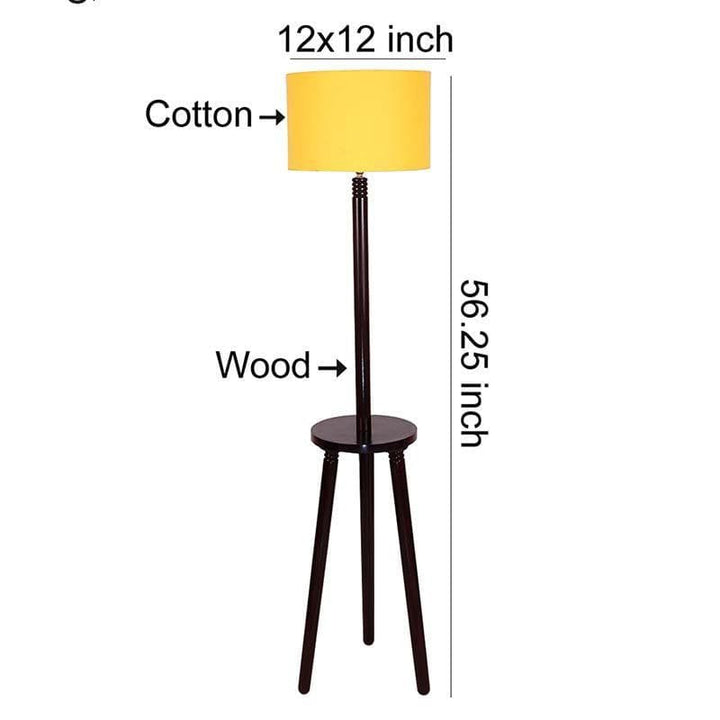 Buy Lightastic Floor Lamp Table - Yellow at Vaaree online | Beautiful Table Lamp to choose from