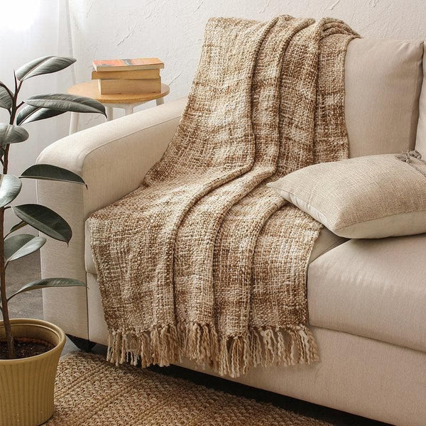 Buy Truly Brown Shaded Throw at Vaaree online | Beautiful Throws to choose from