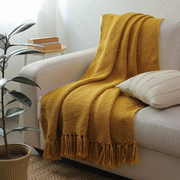 Buy Weaves of Sunshine Throw at Vaaree online | Beautiful Throws to choose from