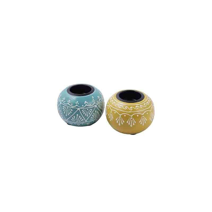 Buy Warli Candle Holder - Set Of Two at Vaaree online | Beautiful Showpiece to choose from