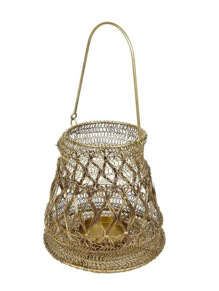 Buy Knotty Basket Candle Holder at Vaaree online | Beautiful Showpiece to choose from