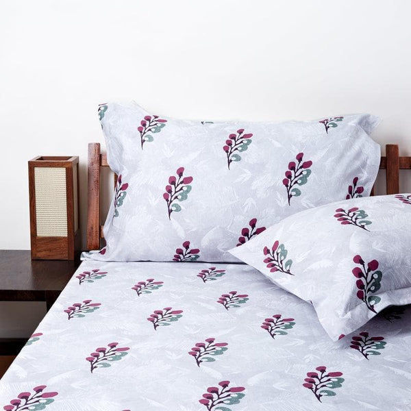 Buy Leafy Affair Bedsheet- Red at Vaaree online | Beautiful Bedsheets to choose from
