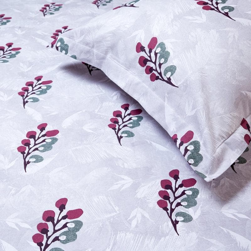Buy Leafy Affair Bedsheet- Red at Vaaree online | Beautiful Bedsheets to choose from