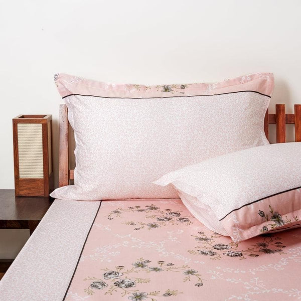 Buy Floral Bouquet Bedsheet- Peach at Vaaree online | Beautiful Bedsheets to choose from