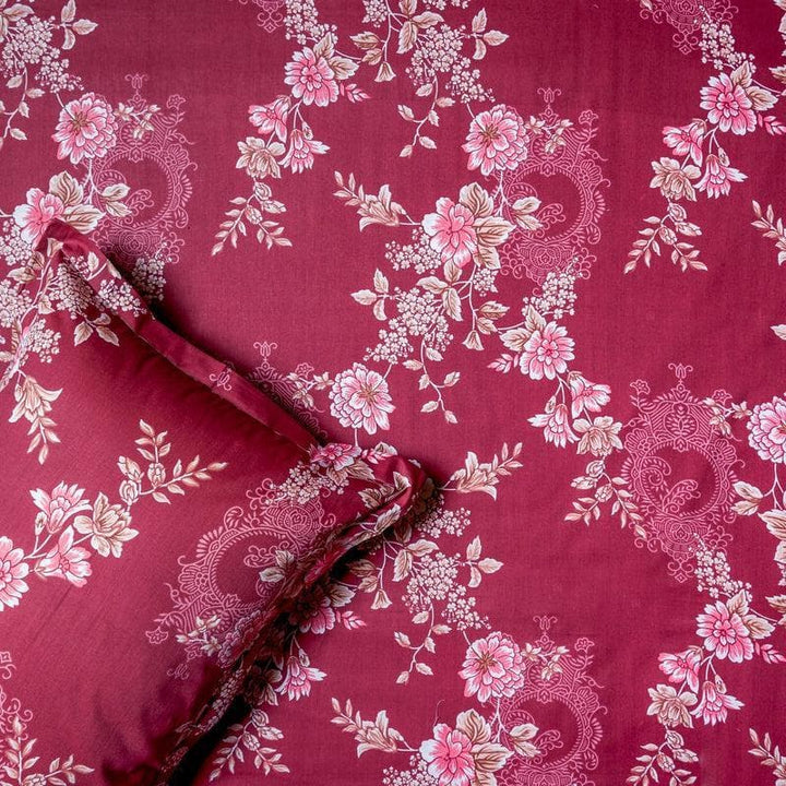 Buy Magenta Magic Bedsheet at Vaaree online | Beautiful Bedsheets to choose from