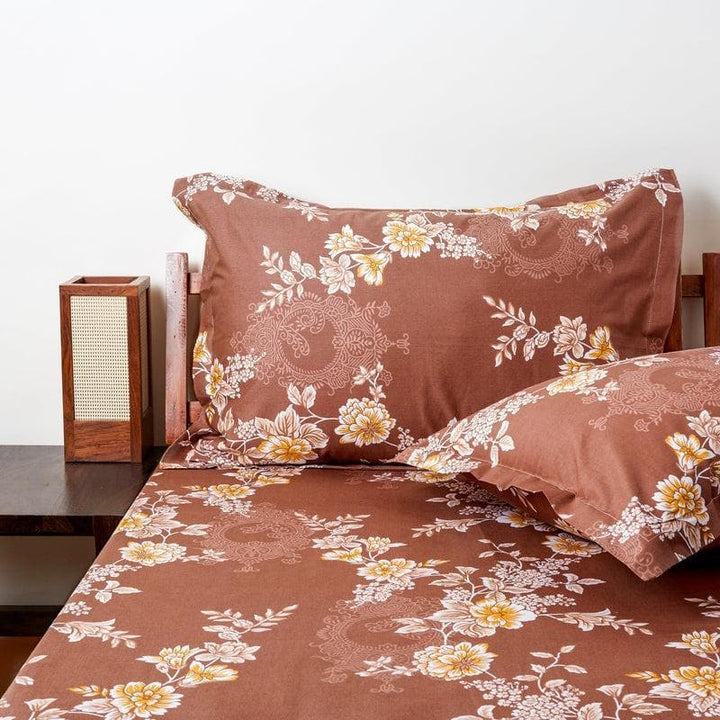 Buy Umber Magic Bedsheet at Vaaree online | Beautiful Bedsheets to choose from