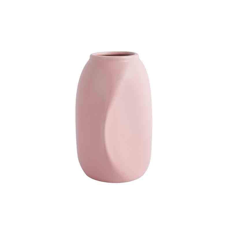 Buy Pink Flat Front Vase at Vaaree online | Beautiful Vase to choose from