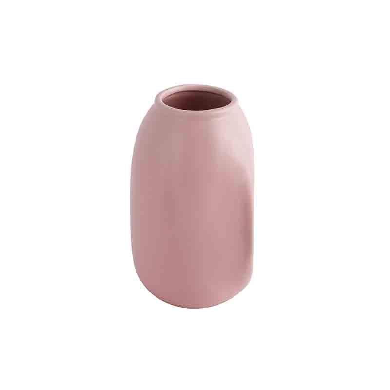 Buy Pink Flat Front Vase at Vaaree online | Beautiful Vase to choose from