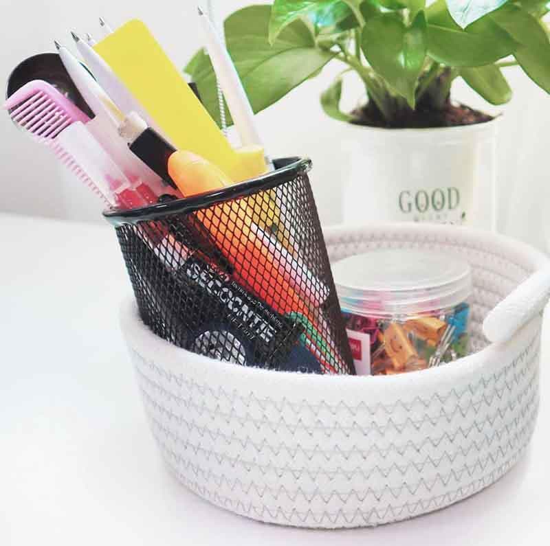 Buy Pearly Storage Basket - Set Of Three at Vaaree online | Beautiful Storage Basket to choose from