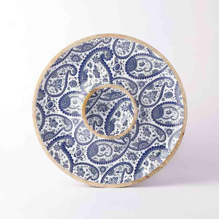 Buy Azure Paisley Dip Bowl at Vaaree online | Beautiful Serving Platter to choose from