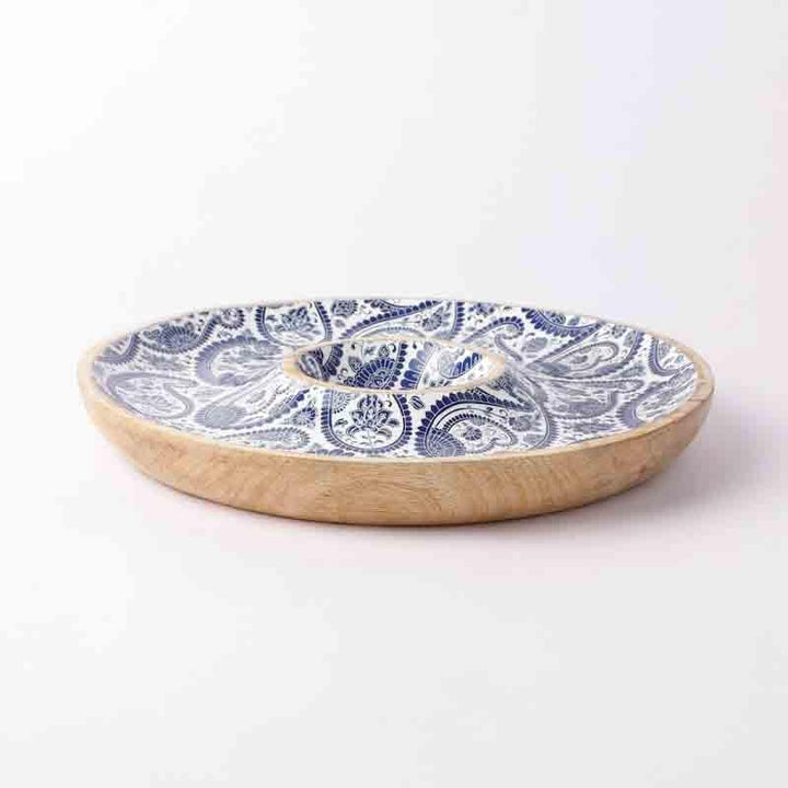 Buy Azure Paisley Dip Bowl at Vaaree online | Beautiful Serving Platter to choose from