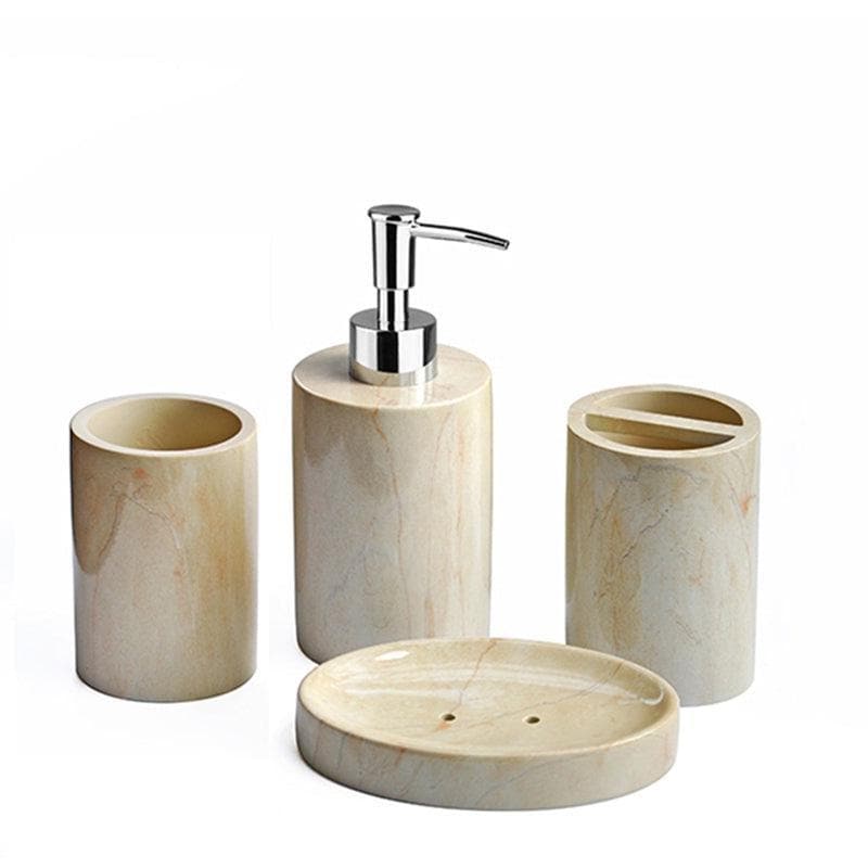 Buy Beige Polyresin Bathroom Set Accessories & Sets from Vaaree