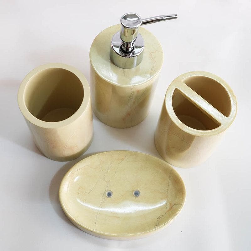 Buy Beige Polyresin Bathroom Set Accessories & Sets from Vaaree