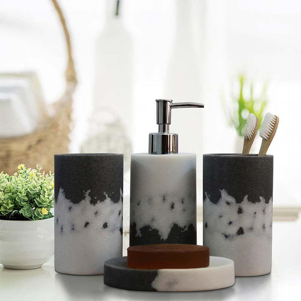 Buy Black Sea Polyresin Bathroom Set Accessories & Sets from Vaaree