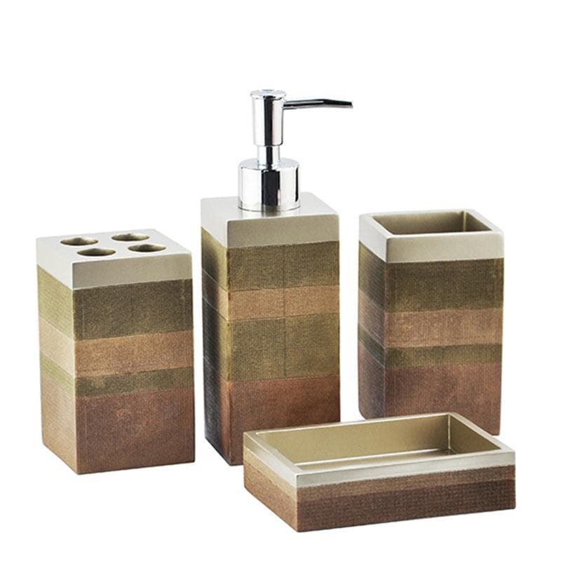 Buy Concentric Block Polyresin Bathroom set Accessories & Sets from Vaaree