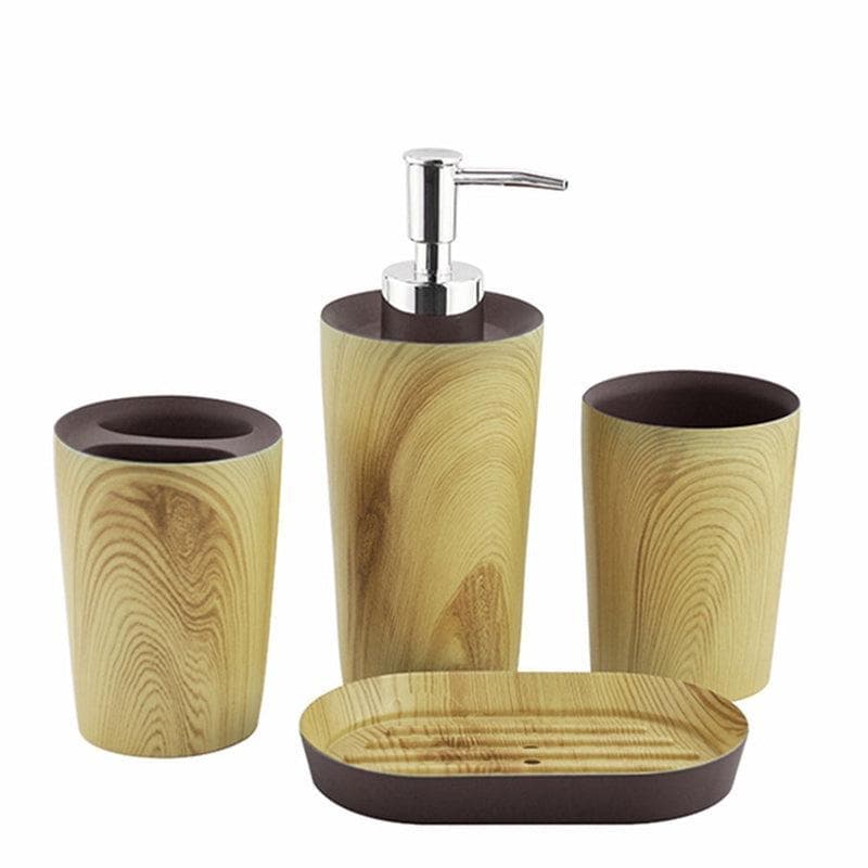 Buy Eclectic Wood Polyresin Bathroom Set Accessories & Sets from Vaaree