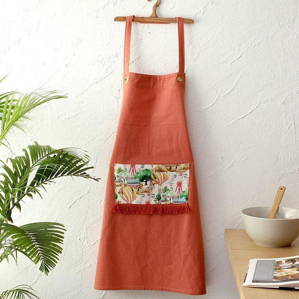 Buy Pushkar Apron - Pink Apron from Vaaree