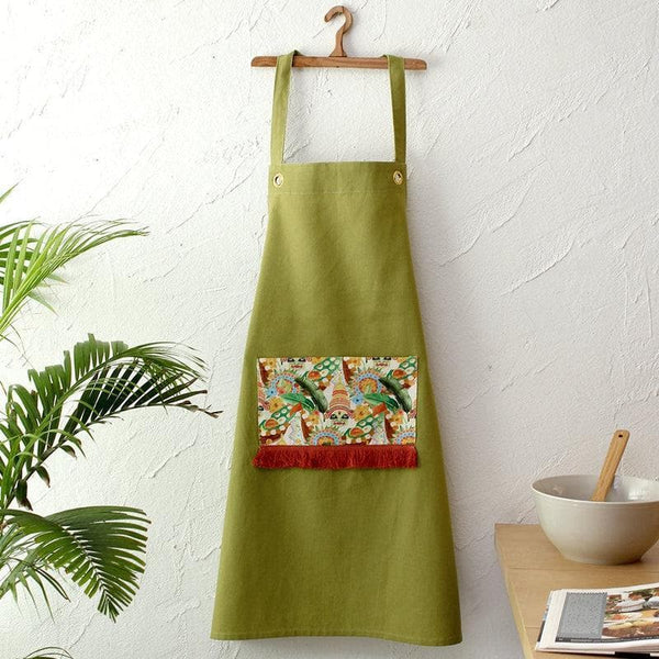 Buy Onam Apron - Green Apron from Vaaree