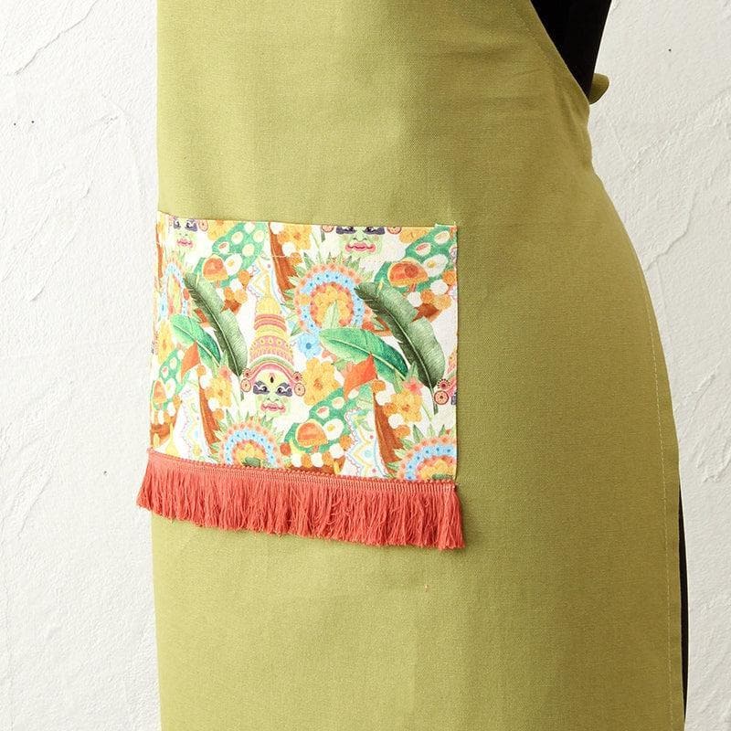 Buy Onam Apron - Green Apron from Vaaree