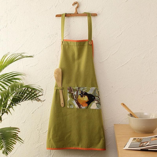 Buy The Native Oriole Apron - Green Apron from Vaaree